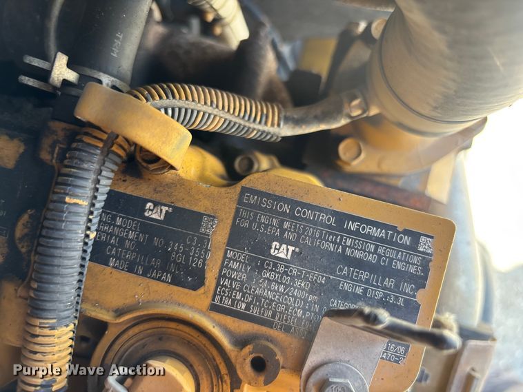 image for item YA3540 Caterpillar 259D tracked skid steer loader