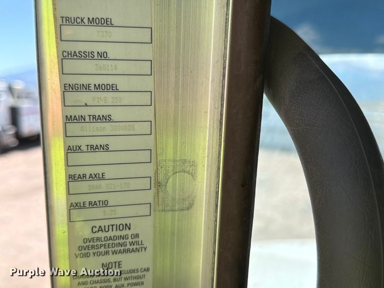 image for item YA3822 2013 Kenworth T370 utility / service truck