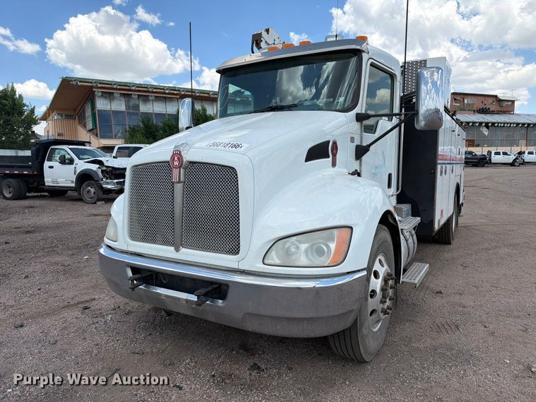 image for item YA3823 2015 Kenworth T370 utility / service truck
