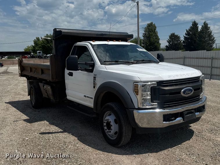 image for item YA3912 2019 Ford F550 Super Duty dump truck