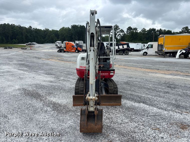 image for item YA3967 2023 Takeuchi TB230 mini excavator