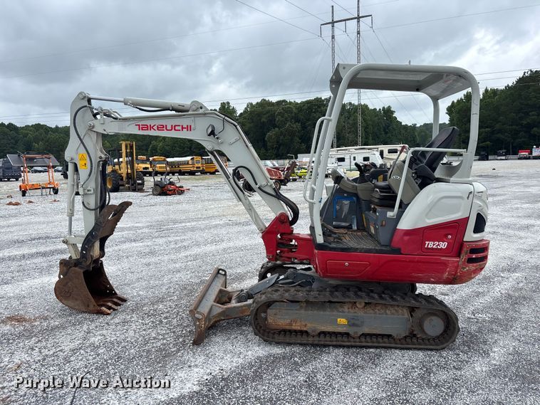 image for item YA3967 2023 Takeuchi TB230 mini excavator