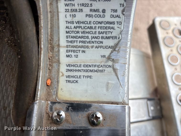 image for item YA4151 2013 Kenworth T370 utility / service truck
