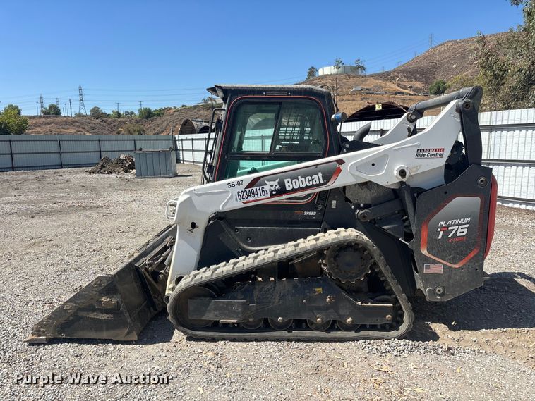 image for item YA4279 2022 Bobcat T76 tracked skid steer loader