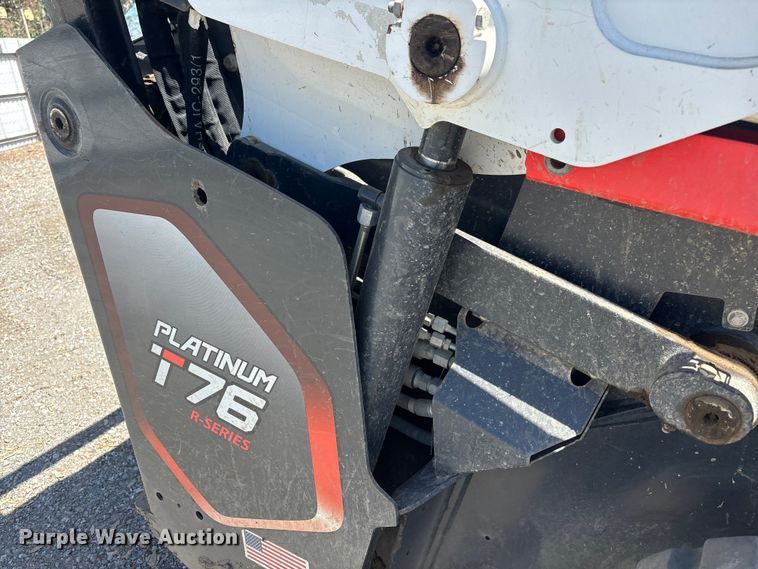 image for item YA4279 2022 Bobcat T76 tracked skid steer loader