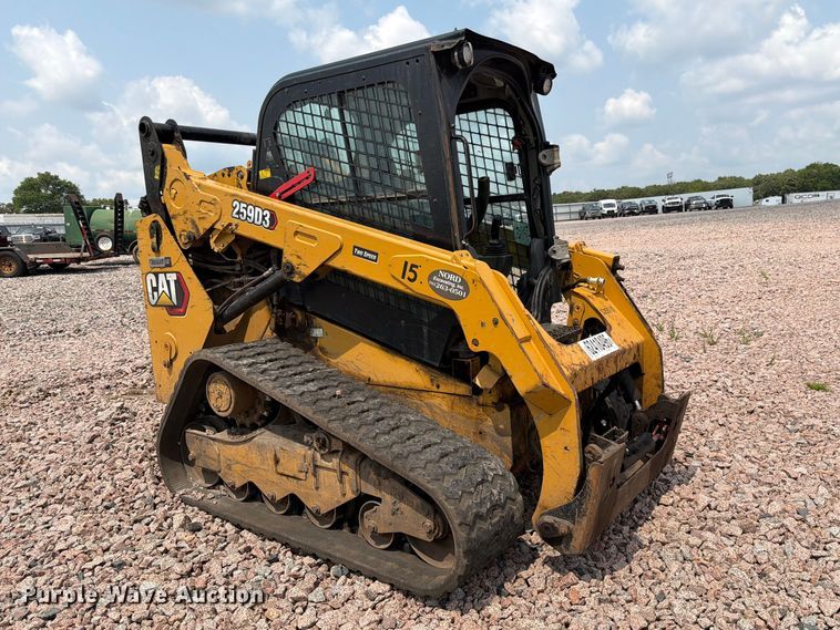 image for item YA4294 2021 Caterpillar 259D3 tracked skid steer loader