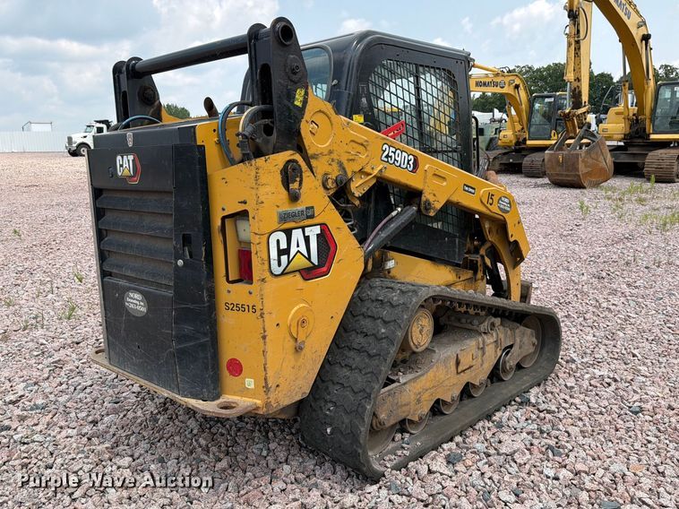 image for item YA4294 2021 Caterpillar 259D3 tracked skid steer loader