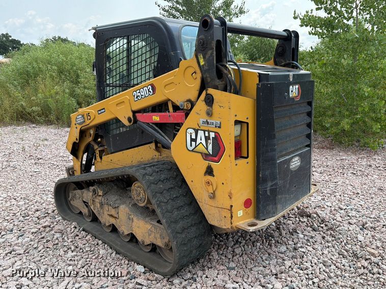 image for item YA4294 2021 Caterpillar 259D3 tracked skid steer loader