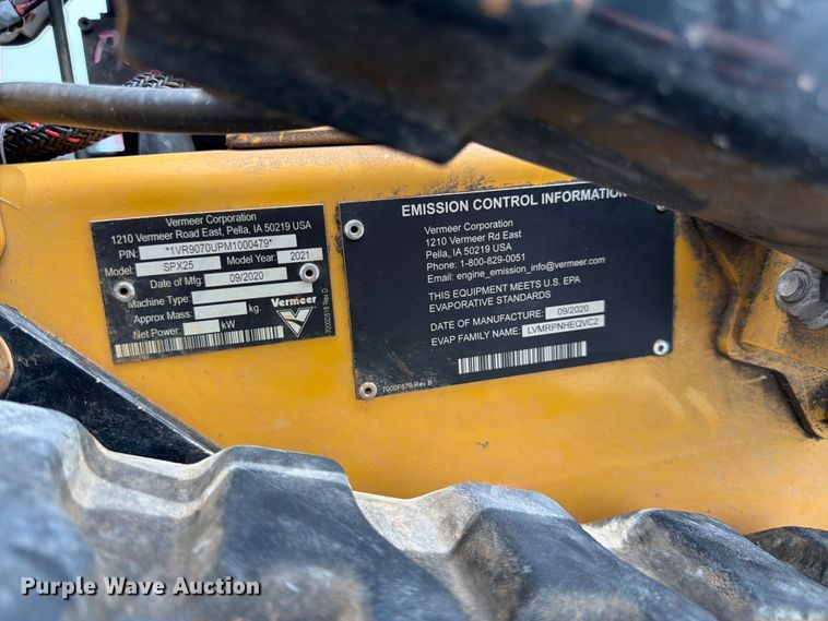 image for item YA4306 2021 Vermeer SPX25 vibratory cable plow