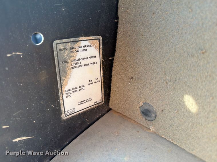 image for item YA4315 2009 Caterpillar 246C skid steer loader