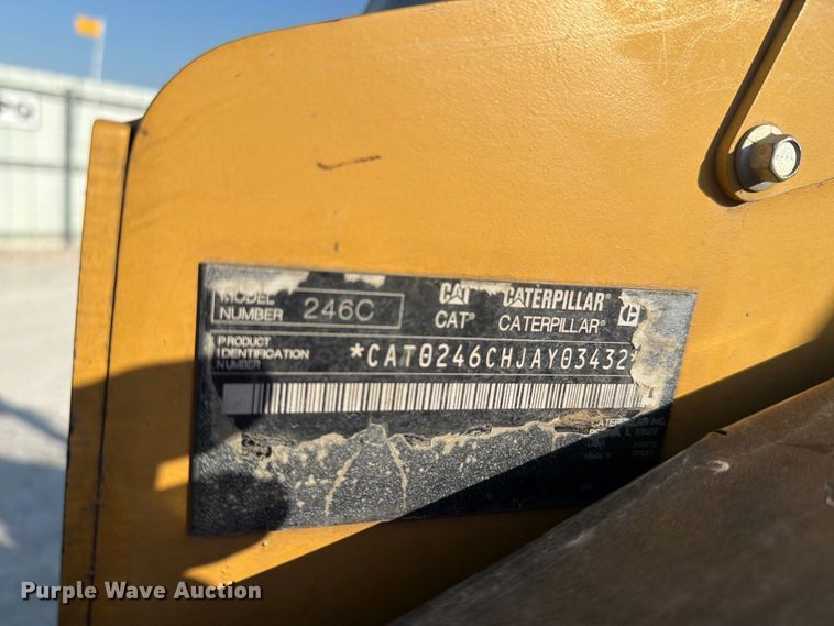image for item YA4315 2009 Caterpillar 246C skid steer loader