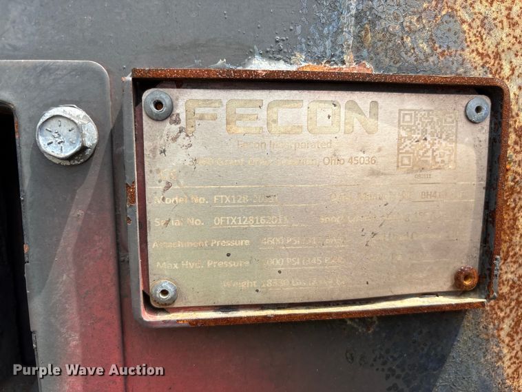 image for item YA4316 2016 Fecon FTX128 forestry mulcher