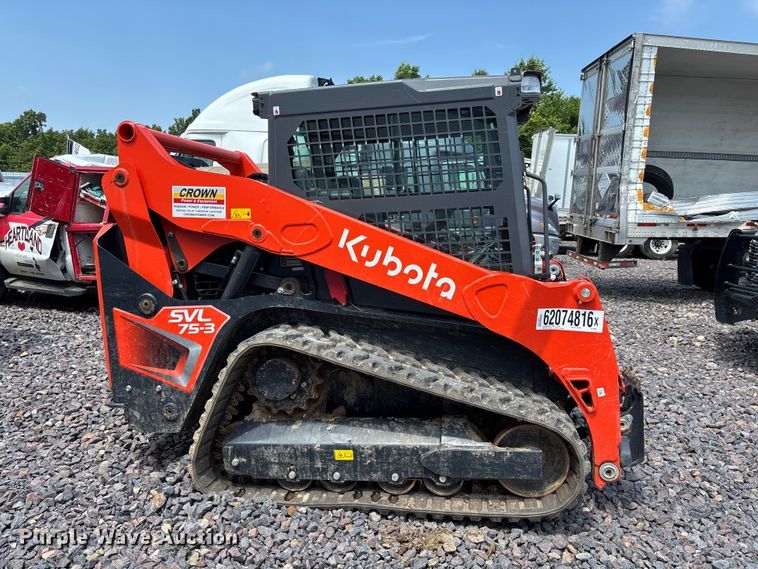 image for item YA4358 2023 Kubota SVL75-3 tracked skid steer loader