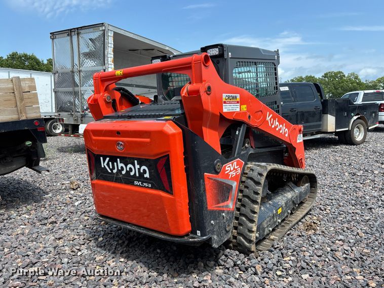 image for item YA4358 2023 Kubota SVL75-3 tracked skid steer loader