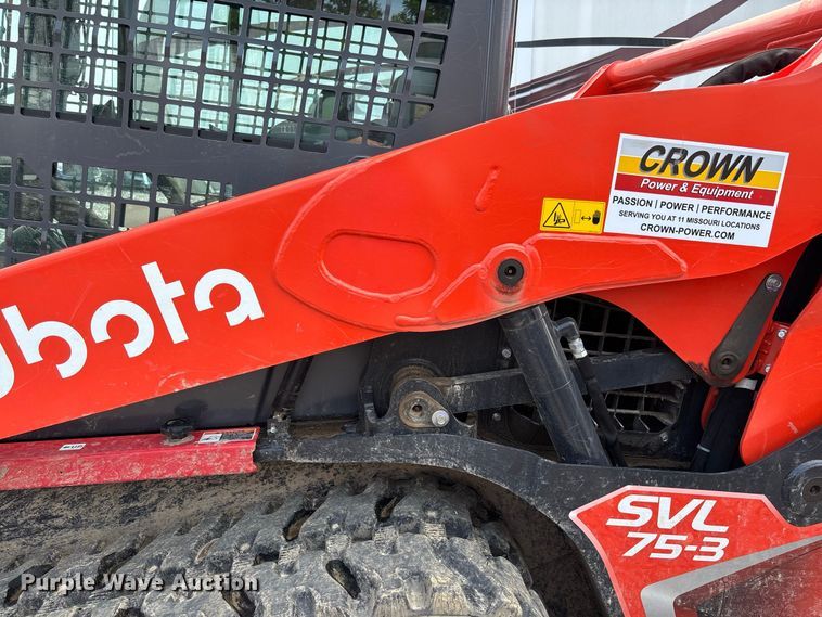 image for item YA4358 2023 Kubota SVL75-3 tracked skid steer loader