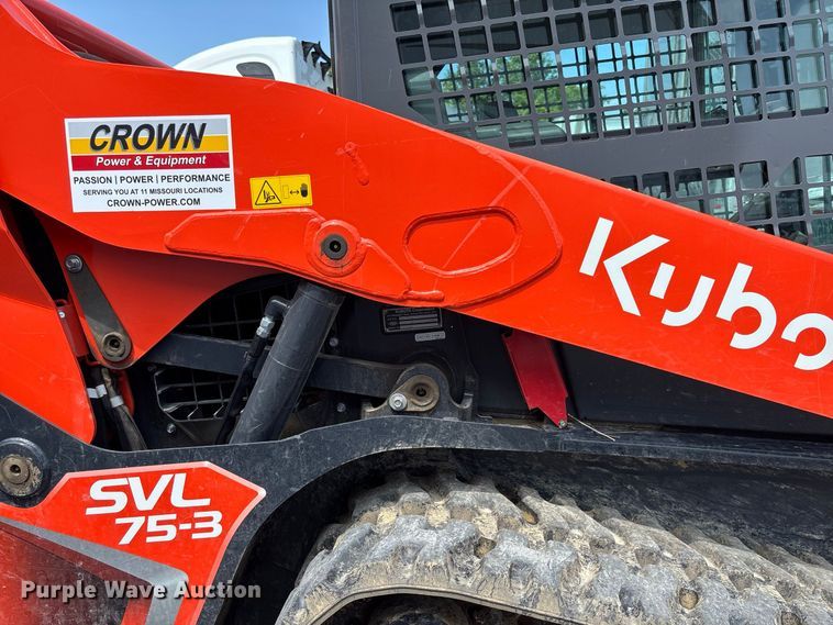 image for item YA4358 2023 Kubota SVL75-3 tracked skid steer loader