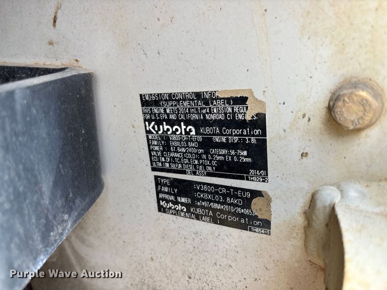 image for item YA4380 2014 Takeuchi TL10 tracked skid steer loader
