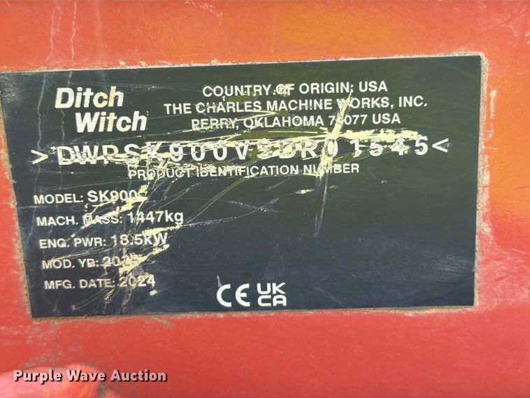 image for item YA4418 2025 Ditch Witch SK900 compact utility loader