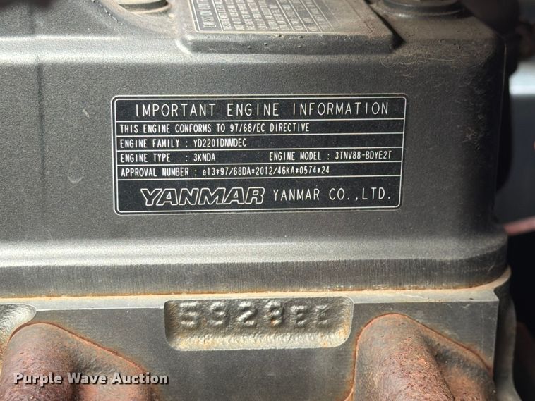 image for item YA4447 2016 Multione M1 8.4S compact wheel loader