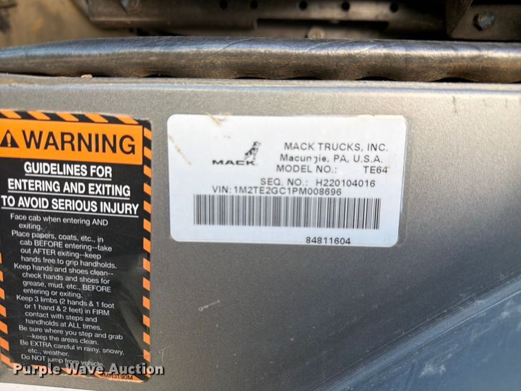 image for item YA4455 2023 Mack Terrapro material conveyor truck