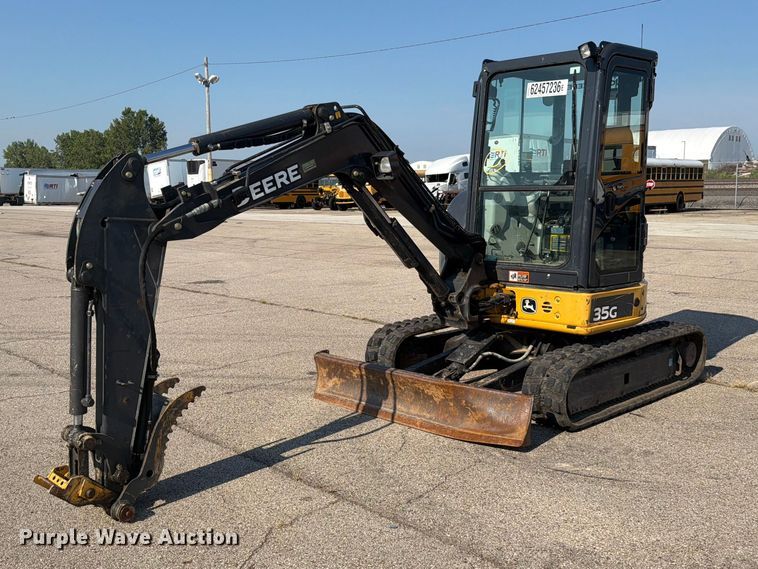 2015 John Deere 35G mini excavator