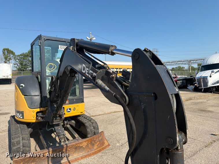 image for item YA4486 2015 John Deere 35G mini excavator