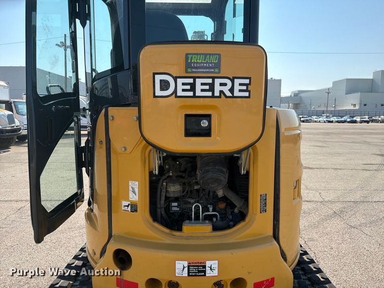 image for item YA4486 2015 John Deere 35G mini excavator