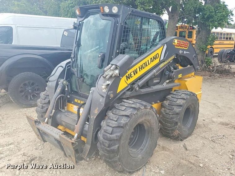2022 New Holland L328 skid steer loader