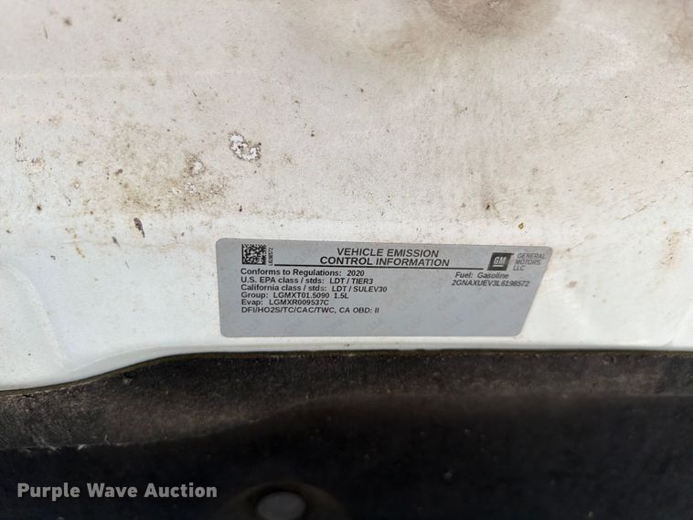 image for item DU8000 2020 Chevrolet Equinox SUV