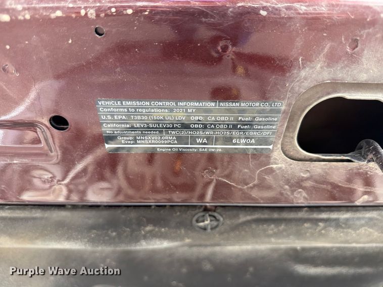 image for item DU8001 2021 Nissan Sentra 