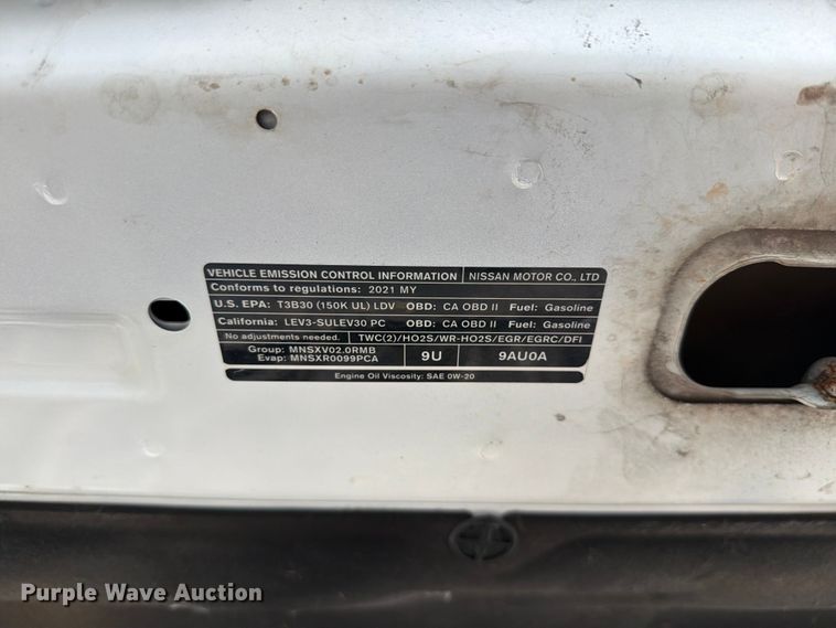image for item DU8002 2021 Nissan Sentra 