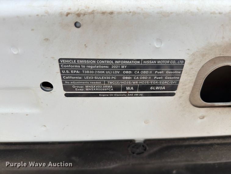 image for item DU8003 2021 Nissan Sentra 