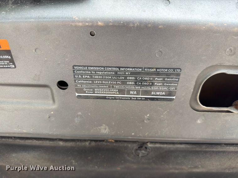 image for item DU8004 2021 Nissan Sentra 