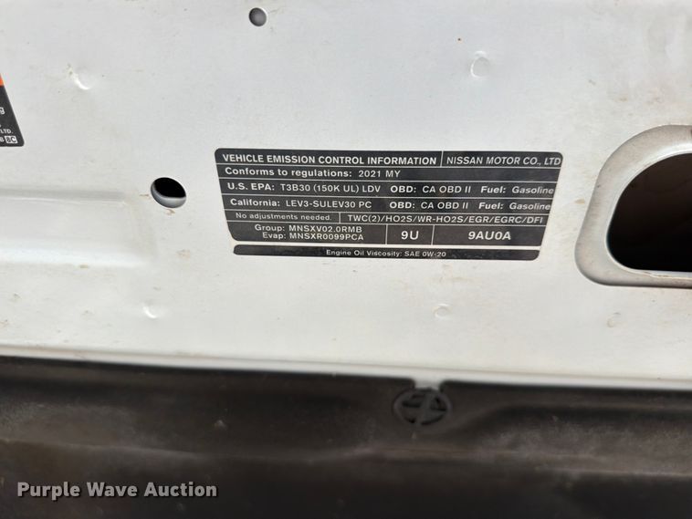 image for item DU8005 2021 Nissan Sentra 