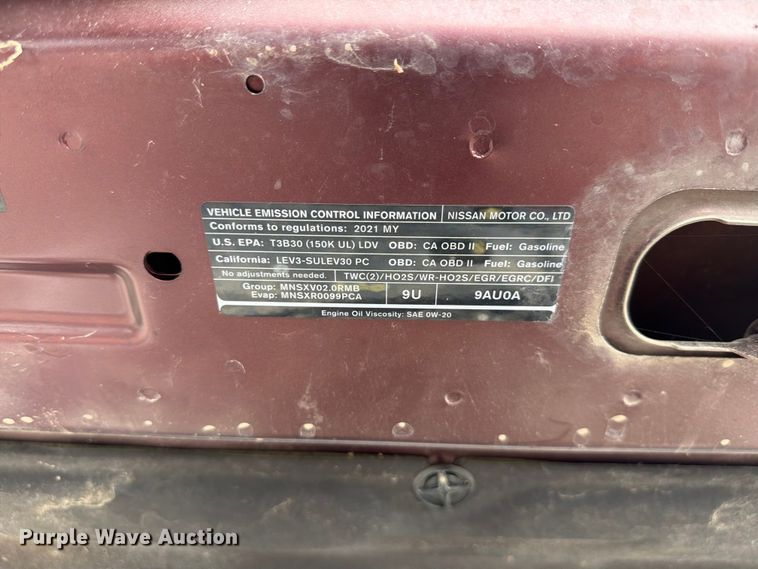 image for item DU8006 2021 Nissan Sentra 