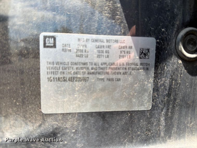 image for item DU8009 2014 Chevrolet Malibu 