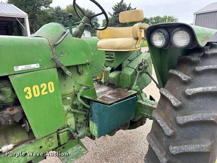 image for item DY3127 1965 John Deere 3020 tractor