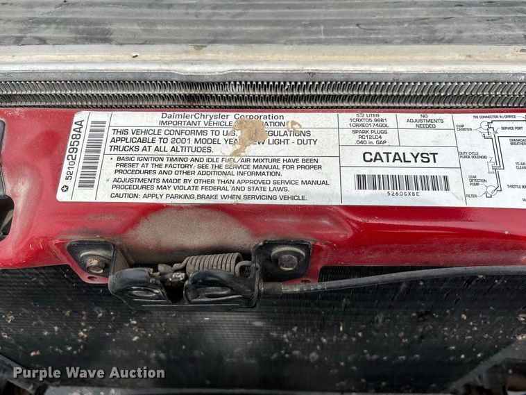 image for item DZ4501 2001 Dodge Ram 1500 Ext. Cab pickup truck