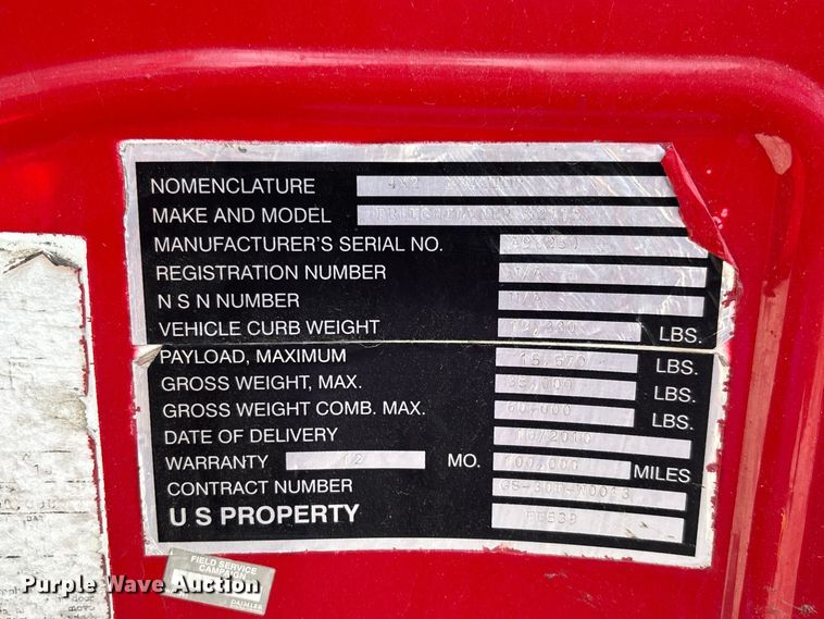 image for item DZ4517 2011 Freightliner M2 112 Ext. Cab flatbed truck