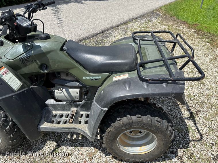 image for item DZ4518 2005 Honda Rancher ES TRX350FE ATV