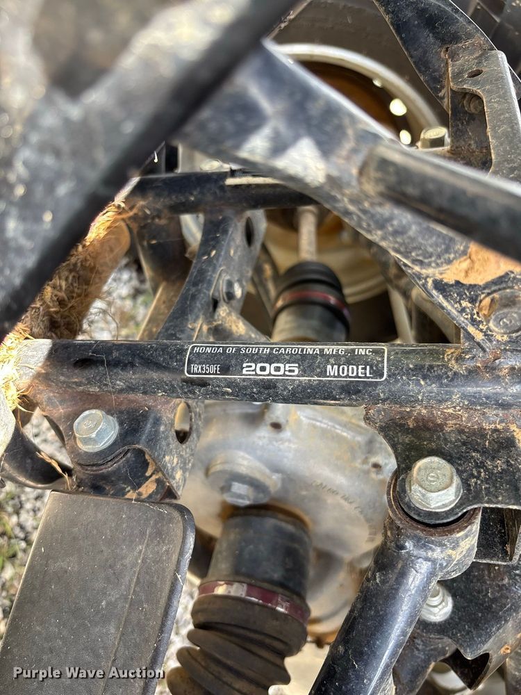 image for item DZ4518 2005 Honda Rancher ES TRX350FE ATV