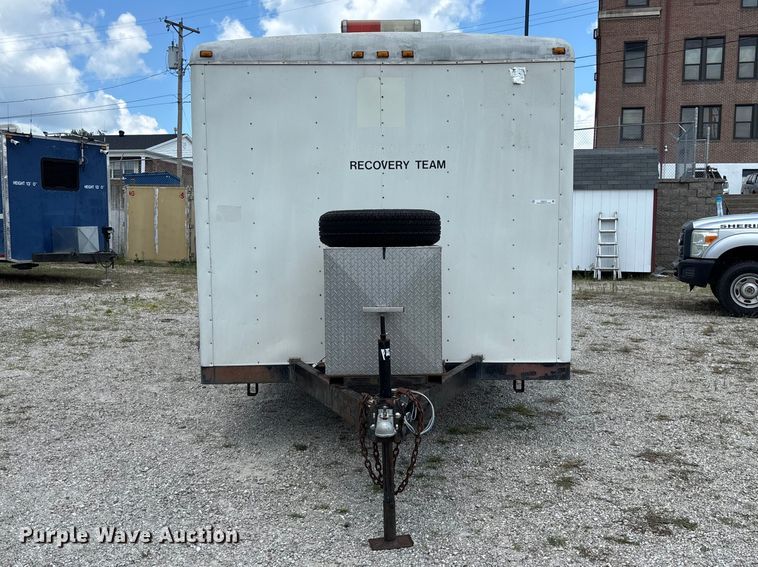 image for item DZ4519 1993 Wells Cargo EW2022 enclosed cargo trailer