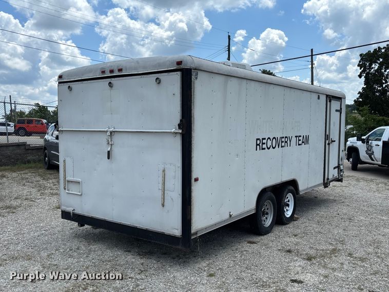 image for item DZ4519 1993 Wells Cargo EW2022 enclosed cargo trailer