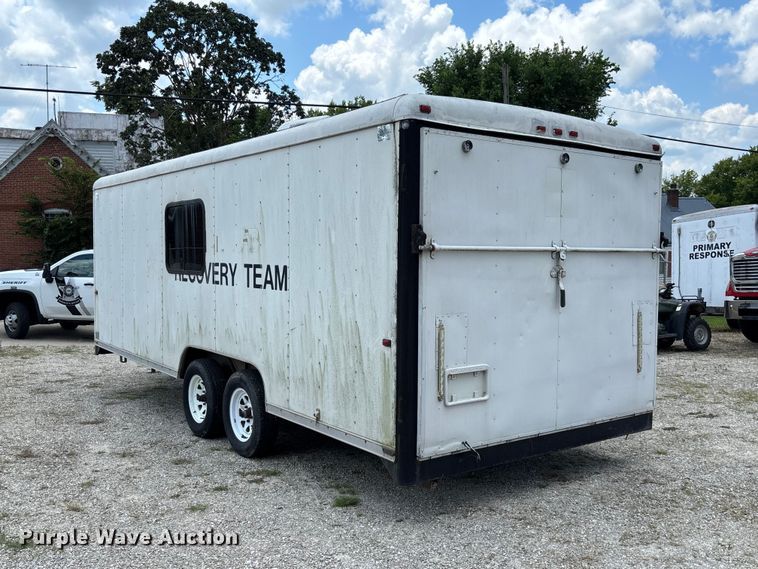 image for item DZ4519 1993 Wells Cargo EW2022 enclosed cargo trailer
