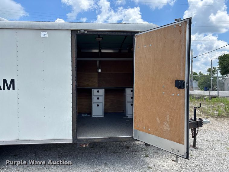 image for item DZ4519 1993 Wells Cargo EW2022 enclosed cargo trailer
