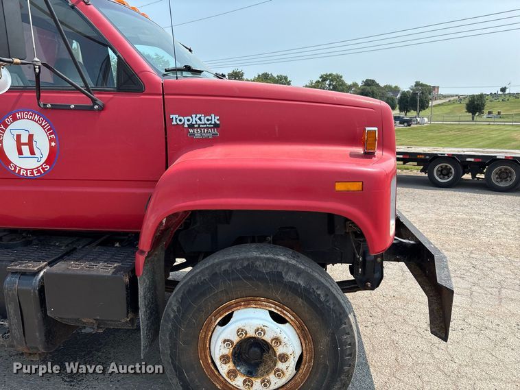image for item DZ4524 1992 GMC C7 TopKick hook lift truck