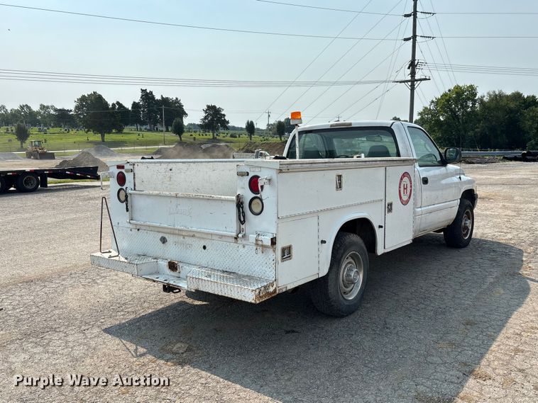 image for item DZ4527 2000 Dodge Ram 2500 utility bed pickup truck