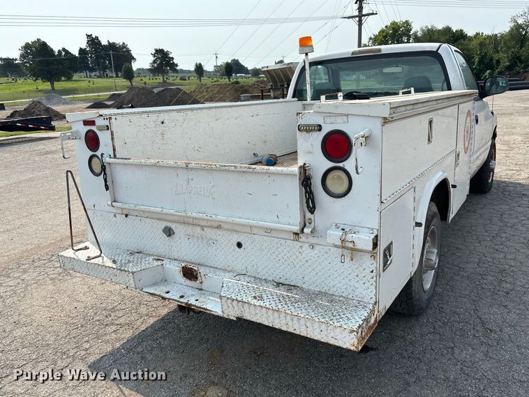 image for item DZ4527 2000 Dodge Ram 2500 utility bed pickup truck