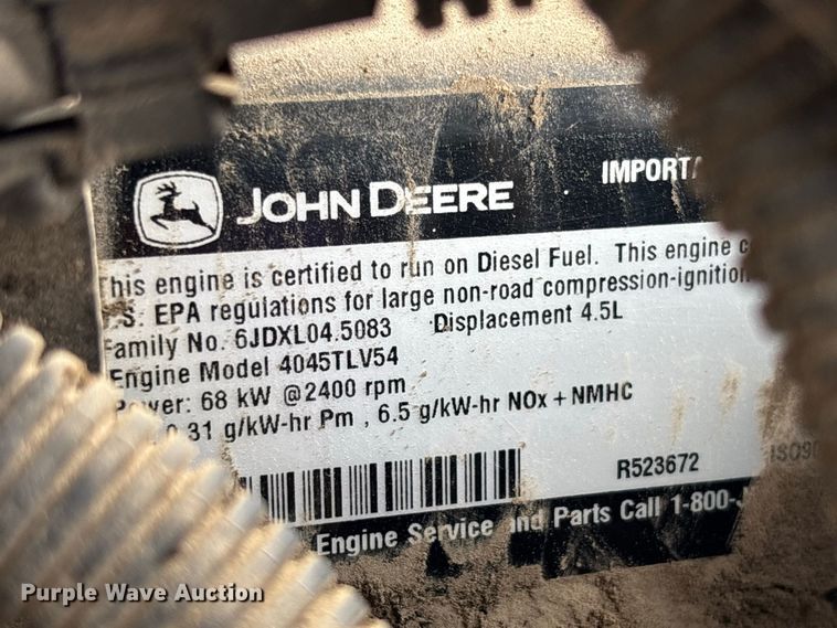 image for item DZ4540 2006 John Deere 5525 tractor