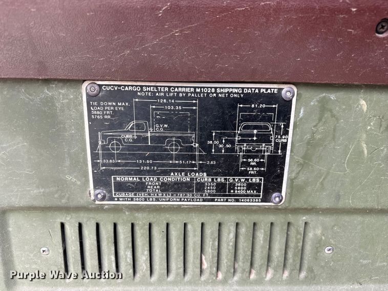 image for item EO4444 1986 Chevrolet D 30 pickup truck